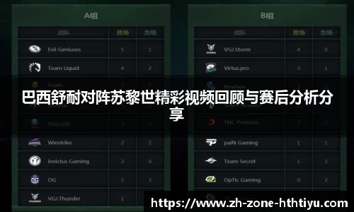 巴西舒耐对阵苏黎世精彩视频回顾与赛后分析分享
